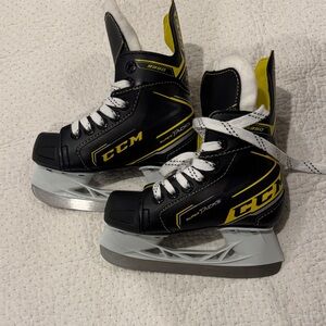 NEW-CCM Black and Yellow Hockey Skates
